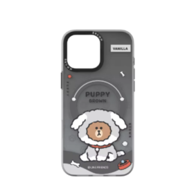 乐漫创衍 保护壳 可爱小狗 磁吸 - 黑色（适用 iPhone 16/iPhone 16 Pro/iPhone 16  Pro Max）