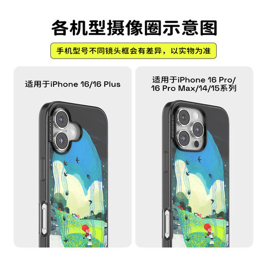 【漂浮记忆·手机壳】草坪之声 POPCASE手机壳 MagSafe Popcase磁吸款 撞色 植物花卉 卡通 iPhone 16/15/14/13 商品图3