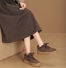 西村名物2025年春季新款绒毛保暖超轻厚底防滑系带板鞋X25AM14111 商品缩略图5