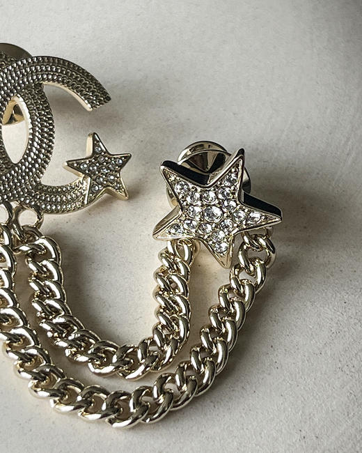 7折  香家 秋冬必备胸针饰品 优雅浅金色胸针 3色 CU1265 商品图4