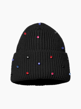 Goldbergh - Dream Beanie - black multi - 女装 - 毛线帽 - 黑色/多色