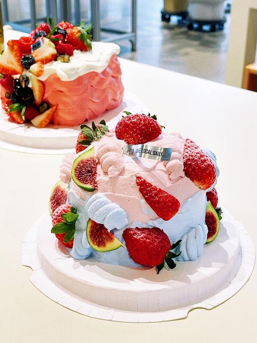 冬日粉海草莓炸弹·奶油蛋糕 商品图0