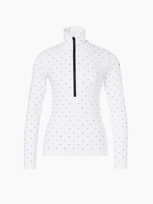 Goldbergh - Éclaire Ski Pully - white - 女装 - 速干 - 白色 商品图0