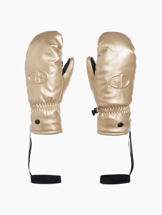 Goldbergh - Charmer Mittens - gold - 女装 - 滑雪手套 - 金色 商品图0