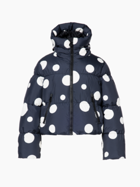 Goldbergh - Grand Ski Jacket - dot black - 女装 - 滑雪夹克 - 斑点黑色