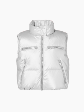Goldbergh - Éclat Ski Bodywarmer - silver - 女装 - 滑雪夹克 - 银色