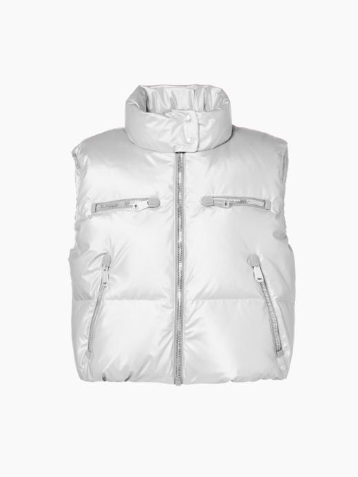 Goldbergh - Éclat Ski Bodywarmer - silver - 女装 - 滑雪夹克 - 银色 商品图0
