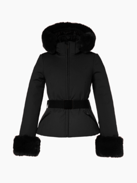 Goldbergh - Giselle Faux Border Ski Jacket - black - 女装 - 滑雪夹克 - 黑色