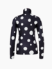 Goldbergh - Dottie Ski Pully - dot black - 女装 - 速干 - 斑点黑色 商品缩略图1