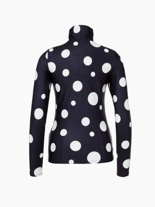 Goldbergh - Dottie Ski Pully - dot black - 女装 - 速干 - 斑点黑色 商品图1