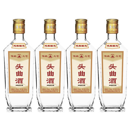 [头曲酒]52度-泰裕昌礼盒装-浓香型白酒-500ml-4瓶整箱 商品图1