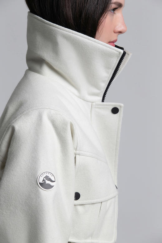 Cordova - Telluride Ski Suit - Natural/Onyx - 女装 - 连体滑雪服 - 白色/黑色 商品图5