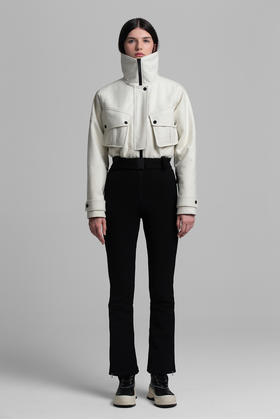 Cordova - Telluride Ski Suit - Natural/Onyx - 女装 - 连体滑雪服 - 白色/黑色