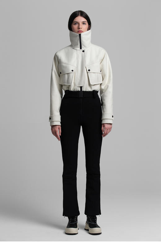 Cordova - Telluride Ski Suit - Natural/Onyx - 女装 - 连体滑雪服 - 白色/黑色 商品图0