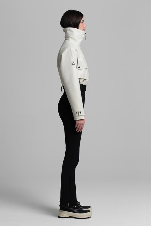 Cordova - Telluride Ski Suit - Natural/Onyx - 女装 - 连体滑雪服 - 白色/黑色 商品图2