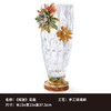 【样品特惠4折，仅1件，无货退款】罗比罗丹绽放花瓶珐琅彩工艺人造水晶玻璃花瓶客厅玄关摆件罗比罗丹花瓶(绽放) 商品缩略图6