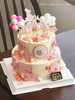 「粉小兔·兔兔小公主」岁数可改·翻糖巧克力·100%动物奶油（主图6+8寸双层·提前48小时预订） 商品缩略图2