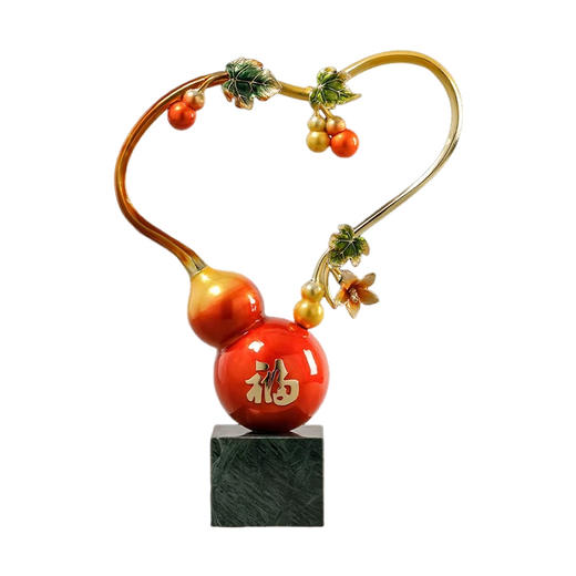 E-ZL-M959 五福临门珐琅摆件 商品图0