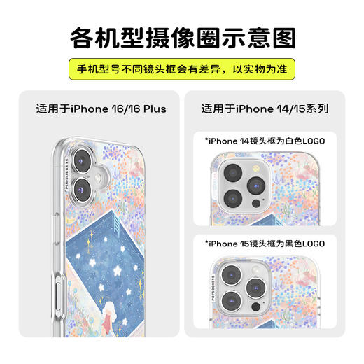 【漂浮记忆·手机壳】星空泳池 POPCASE手机壳 MagSafe Popcase磁吸款 蓝色 小女孩 iPhone 16/15/14/13 商品图2