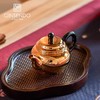 银本铺泡茶壶银壶镀金日本进口纯手工茶具乌龙日式茶壶公道杯一体茶仙洋银乌龙小茶壶 商品缩略图6