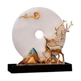 E-ZL-M958 福禄吉祥珐琅摆件 礼盒装