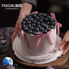 复古丝带蓝莓蛋糕s（4%糖，蓝莓+蓝莓酱夹心，巧克力蛋糕胚）（加慕斯圈做保护） 商品缩略图0