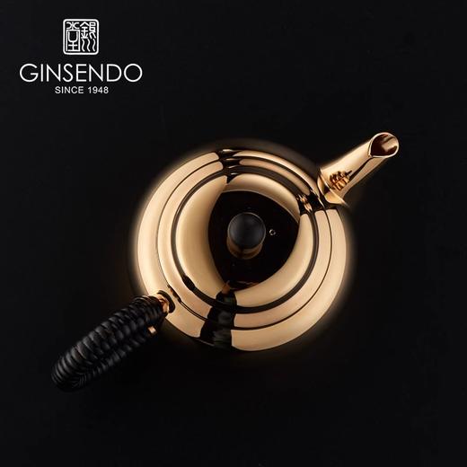 银本铺泡茶壶银壶镀金日本进口纯手工茶具乌龙日式茶壶公道杯一体茶仙洋银乌龙小茶壶 商品图3