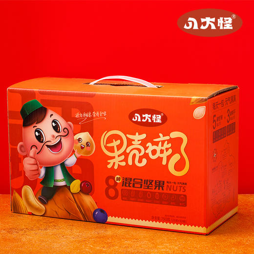 【严选】【5种坚果 3种果干 科学搭配0添加】新疆八大怪果壳碎了每日坚果（8种配料）750g/盒  （厂家直发） 商品图2