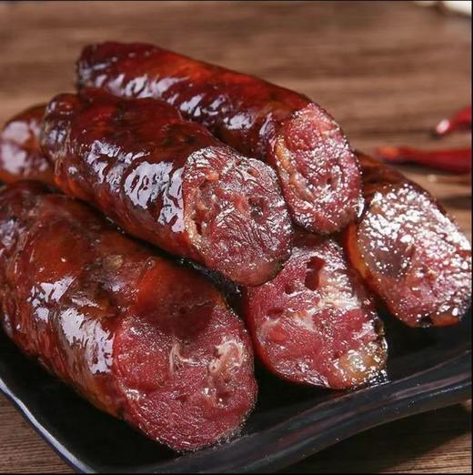 贵州宏牛黔式柴火烟熏纯手工猪肉腊肠甜肠1斤/3斤装 商品图1