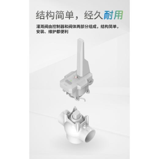 极飞2025款FBV2直通智能电动阀【控制器+阀体】 不带电池 水阀灌溉设备 商品图4