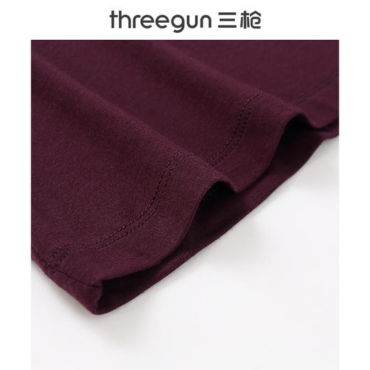 Threegun三枪 【维耐寒薄加暖】圆领女士长袖上衣打底衫-23086A211 商品图3
