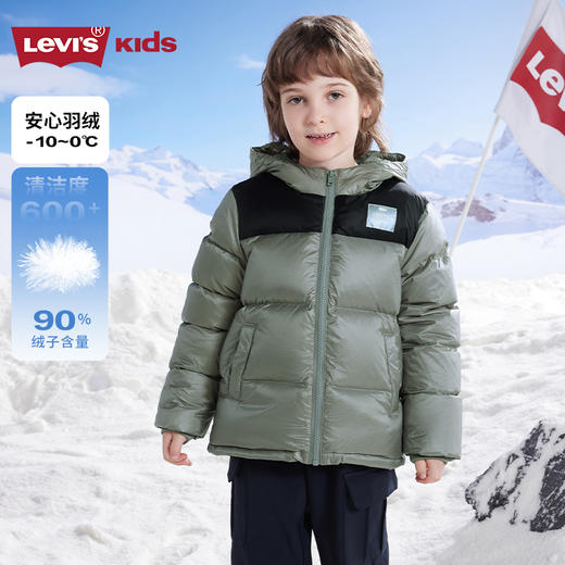 Levi's 冬 大童小童 男童短款羽绒服 LVB-MW-J545 商品图0