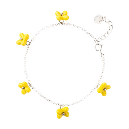 凡华造物 秋香 手链女生小众设计高级感轻奢陶瓷手串闺蜜生日礼物秋•香925银手链 商品图0