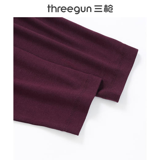 Threegun三枪 【维耐寒薄加暖】圆领女士长袖上衣打底衫-23086A211 商品图4