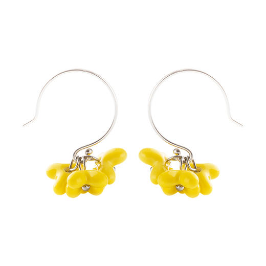 凡华造物秋香925银耳环春夏小众设计陶瓷耳钉高级感百搭气质耳饰秋•香925银耳环 商品图0