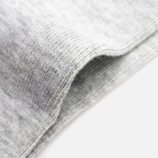 Threegun三枪 裸氨平纹加跟男船袜(1双装)-91347Z031 商品图4