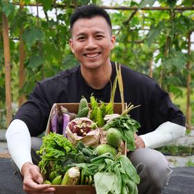 生态自选蔬菜箱（广州基地，京东特快） | 绿家自产 *ecological vegetable box  | In-House Production
