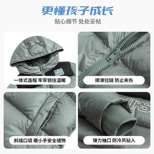 Levi's 冬 大童小童 男童短款羽绒服 LVB-MW-J545 商品图4