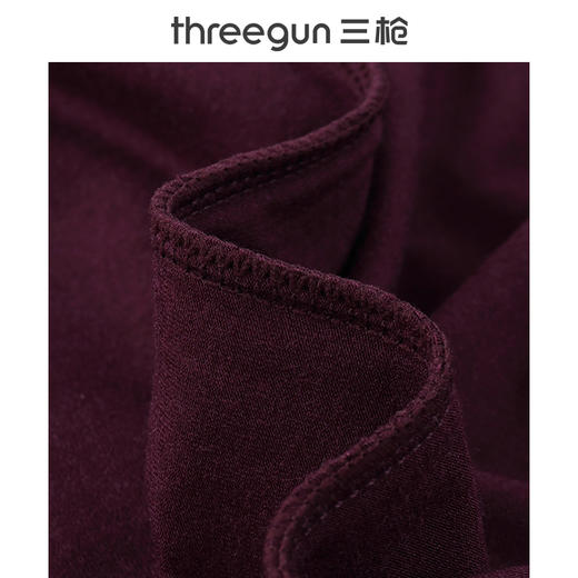 Threegun三枪 【维耐寒薄加暖】圆领女士长袖上衣打底衫-23086A211 商品图5