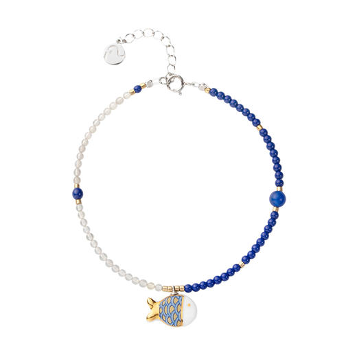 凡华造物鱼悦情侣手链女轻奢小众精致串珠手串原创设计高级感手饰鱼悦手链 商品图0