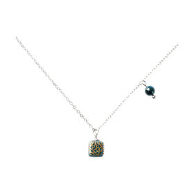 凡华造物 碧波 项链女轻奢小众设计925银锁骨链简约时尚高级感碧波925银吊坠