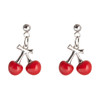 凡华造物樱桃原创925银耳钉女轻奢耳环小众设计感新款百搭耳饰樱桃短款耳钉 商品缩略图0