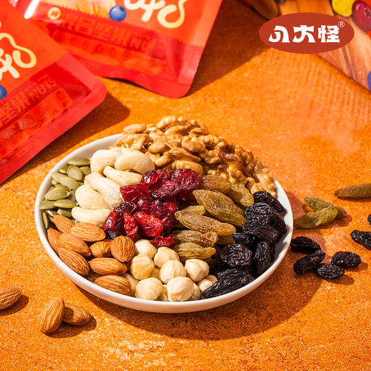 【严选】【5种坚果 3种果干 科学搭配0添加】新疆八大怪果壳碎了每日坚果（8种配料）750g/盒  （厂家直发） 商品图4