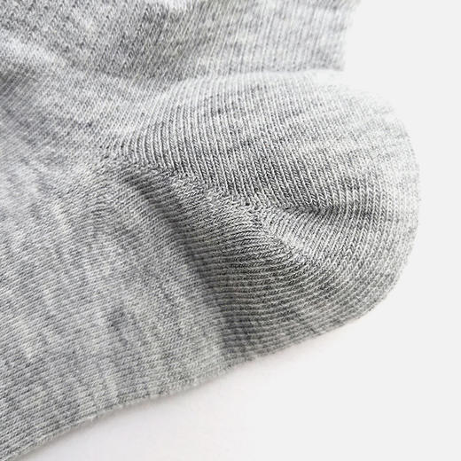 Threegun三枪 裸氨平纹加跟男船袜(1双装)-91347Z031 商品图3