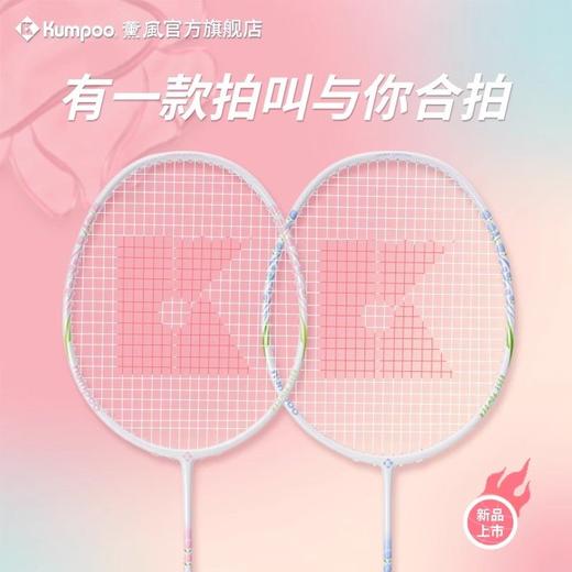 薰风新款羽毛球拍碳素纤维耐打娱乐双拍超轻高弹力儿童款对拍2支装 商品图12