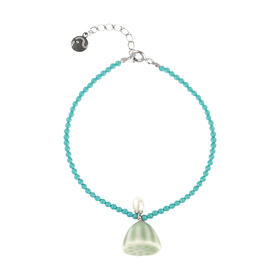 凡华造物莲蓬手链女轻奢小众设计水晶串珠手串简约高级感气质手饰莲蓬珠链手链