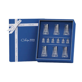 C-KL9013凯洛诗光芒系列 六壶六杯白酒杯礼盒套装轻奢高档实用