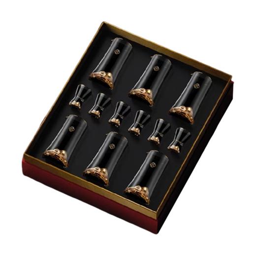 凯洛诗CALOPS江山白酒杯套装水晶玻璃杯分酒器家用小酒杯高端酒具凯洛诗江山白酒礼盒套装六壶六杯无铅水晶 商品图1