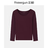 Threegun三枪 【维耐寒薄加暖】圆领女士长袖上衣打底衫-23086A211 商品缩略图0