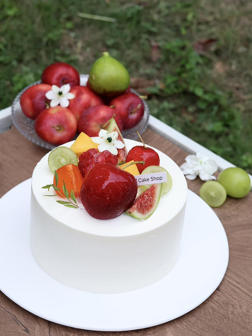 5寸水果盲盒蛋糕（时令水果随机摆放，实物无法与图片一致） 商品图3